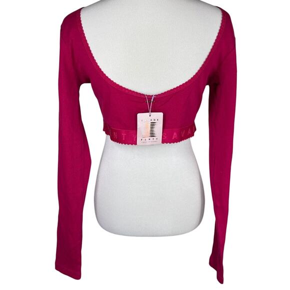 SAVAGE X FENTY Crop Top, NWT, Size XL, Pink - Picture 2 of 9